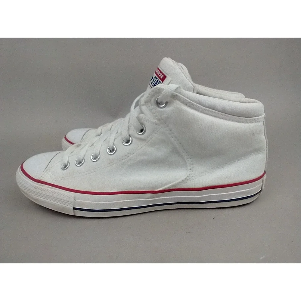 Converse Chuck Taylor All Star Madison Mid White Canvas Sneakers  Mens 10.5 - Picture 3 of 15